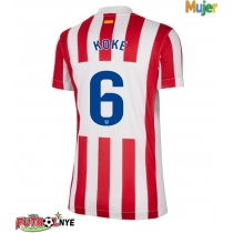 Camiseta Atletico Madrid Koke #6 Primera Equipación para mujer 2025-26 manga corta